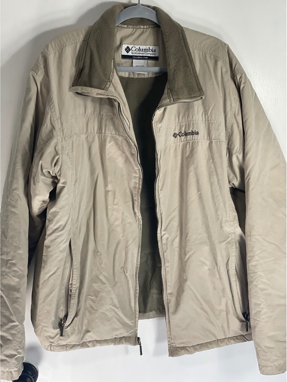 Vintage 90s y2k Columbia Sportswear jacket coat Men XLT fishing sports tailgate
